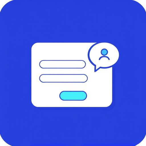 A graphic representing a contact form or customer service icon