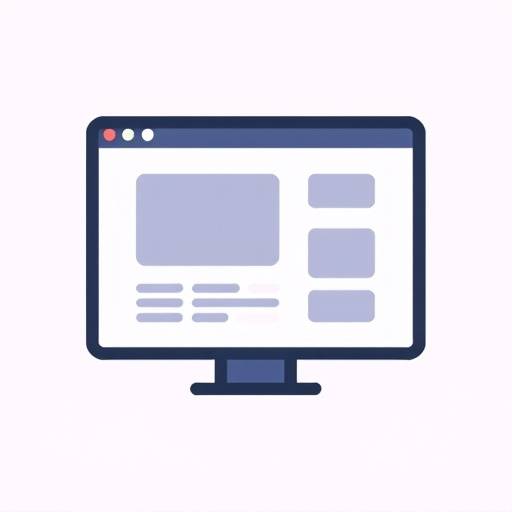 Icon representing adaptive design with a responsive screen layout.