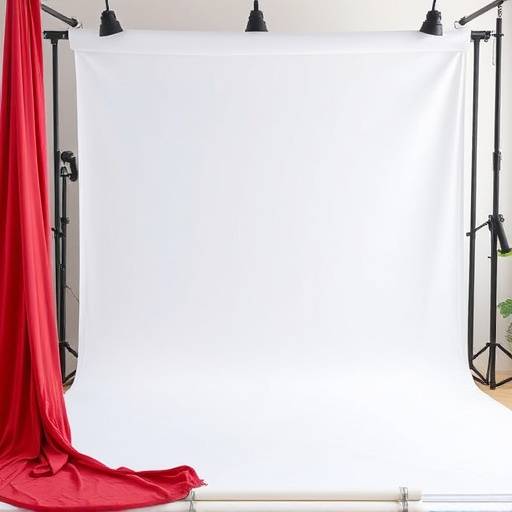 Selection of seamless photo backdrops in different colors.
